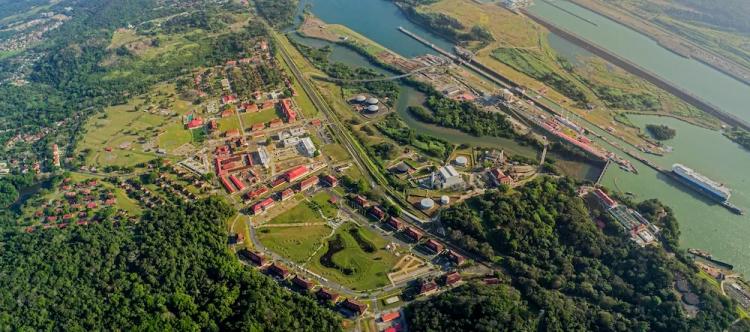 Vista del campus de Ciudad del Saber por un dron